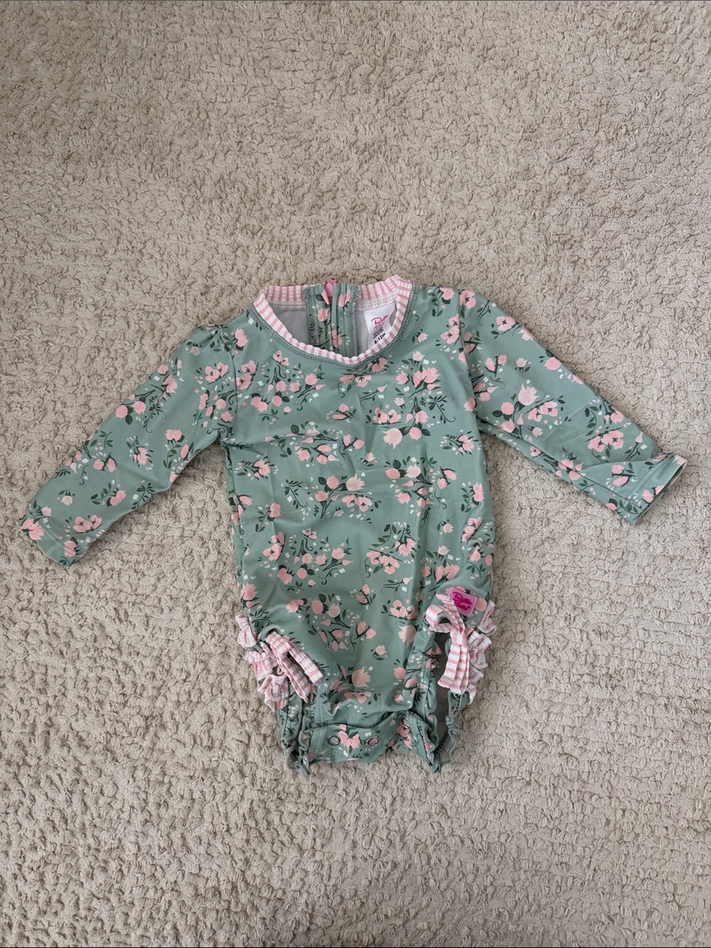 Ruffle Butts swimsuit 6-12m